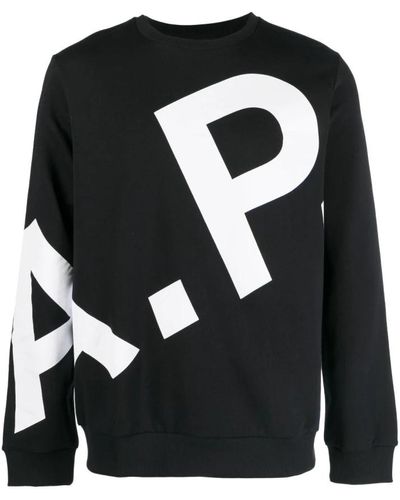 A.P.C. Cory logo-print sweatshirt - Negro