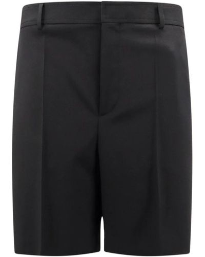 Valentino Bermuda shorts aus schurwolle - Schwarz