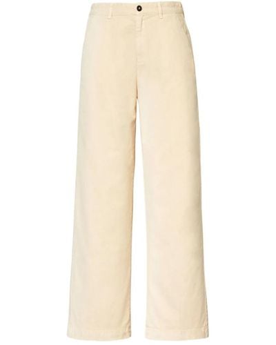 Massimo Alba Trousers > wide trousers - Neutre