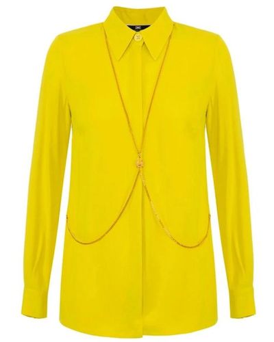 Elisabetta Franchi Shirts - Yellow
