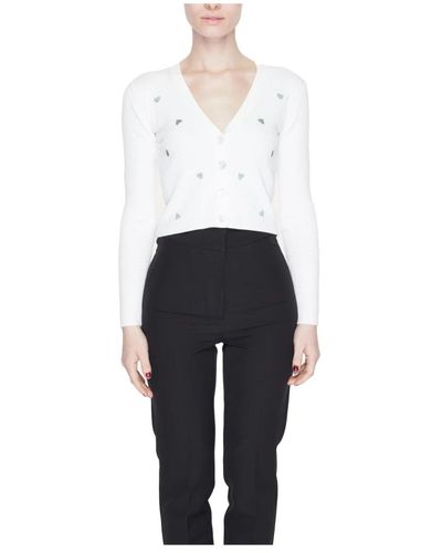 Jacqueline De Yong Knitwear > cardigans - Blanc