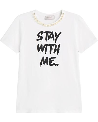 Ermanno Scervino Stay with me t-shirt - Weiß