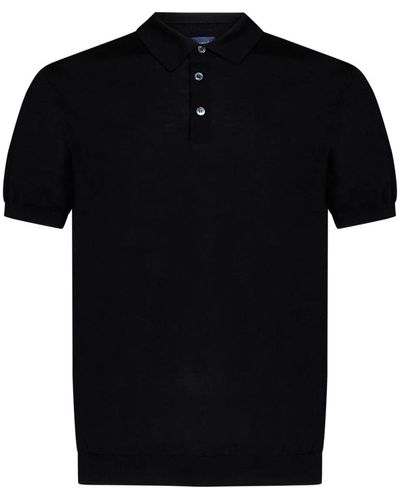 Drumohr Polo Shirts - Black