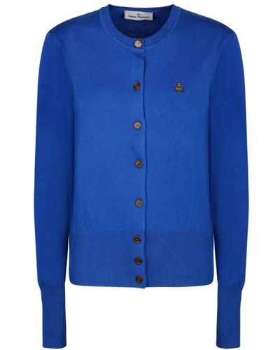 Vivienne Westwood Knitwear > cardigans - Bleu