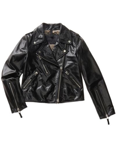 Blauer Leather Jackets - Black