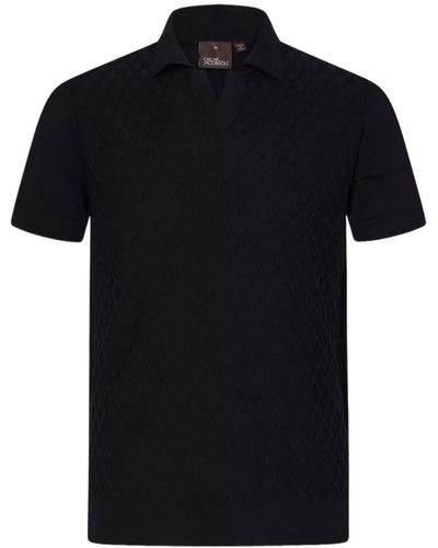 Oscar Jacobson Polo Shirts - Black