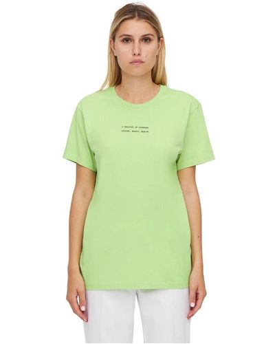 Erika Cavallini Semi Couture T-Shirts - Grün