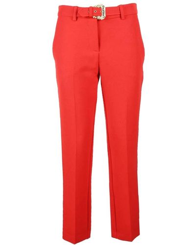 Versace Slim-Fit Trousers - Red