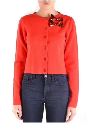 Boutique Moschino Cardigans - Rouge