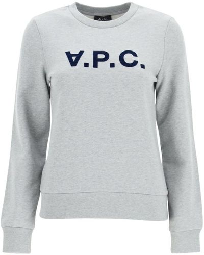 A.P.C. Kapuzenpullover sweatshirt - Grau