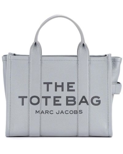 Marc Jacobs The leather mini traveler tote bag - Mettallic