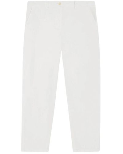 Pennyblack Trousers > slim-fit trousers - Blanc