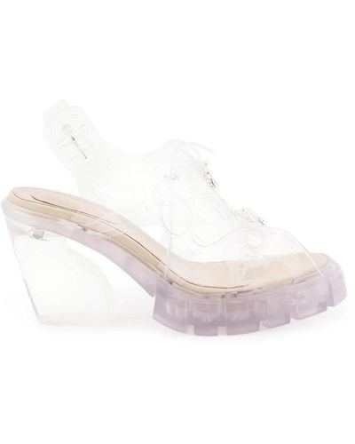 Simone Rocha Shoes > sandals > high heel sandals - Blanc