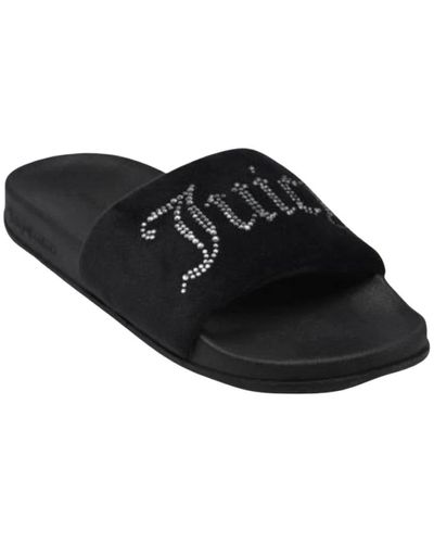 Juicy Couture Slippers - Negro