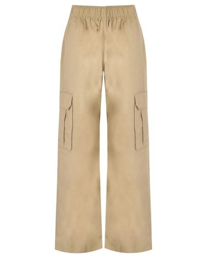 Stine Goya Trousers > wide trousers - Neutre