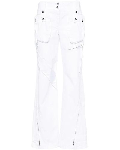 Blumarine Wide Pants - White