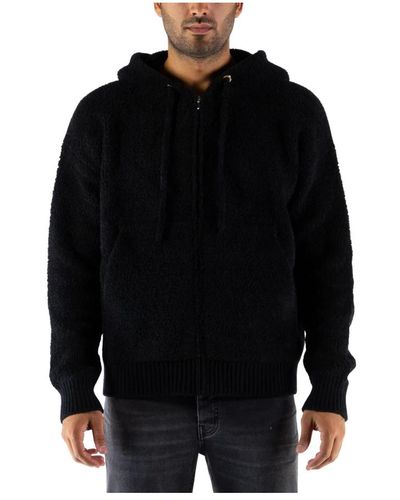 Laneus Sweatshirt mit reißverschluss,hoodies - Schwarz