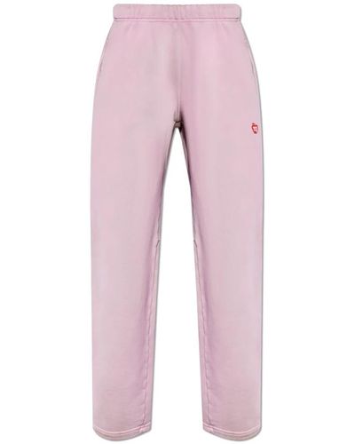T By Alexander Wang Bedruckte sweatpants - Pink