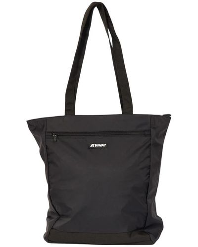 K-Way Bags > tote bags - Noir