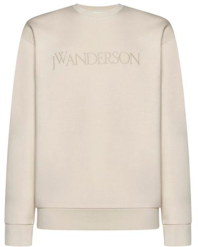 JW Anderson R baumwoll-logo-sweatshirt - Weiß