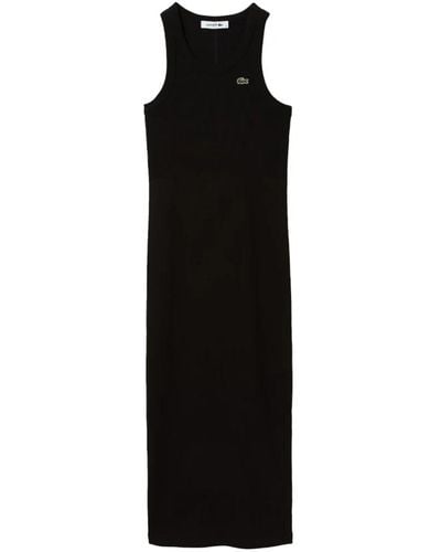 Lacoste Maxi dresses - Negro