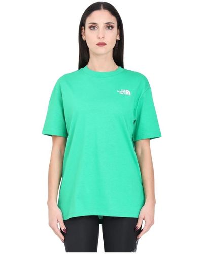 The North Face Camiseta verde oversize dome