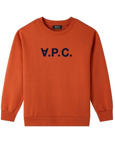A.P.C. Elegant elisa sweatshirt - Orange