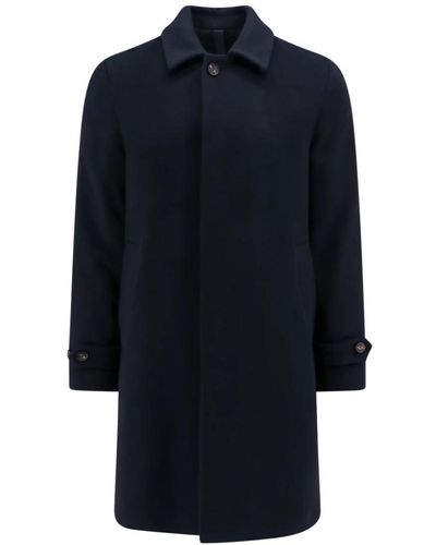 Hevò Coats > single-breasted coats - Bleu