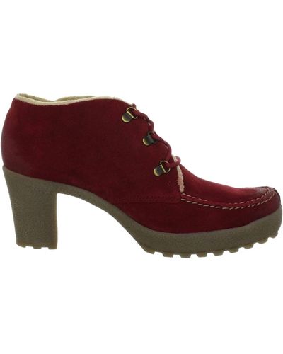 Camel Active Ankle boots - Rojo