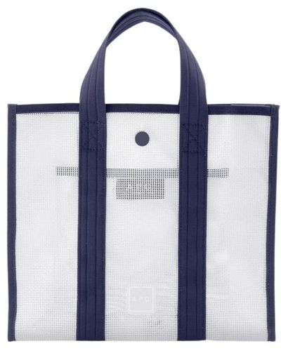 A.P.C. Plastik handtaschen - Blau