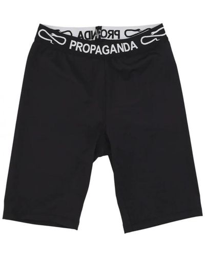 Propaganda Logo short leggings - Schwarz