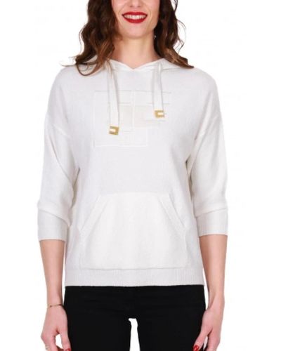 Elisabetta Franchi Sweatshirts & hoodies - Weiß