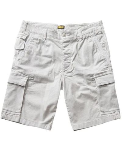 Blauer Cargo shorts - hellgrau