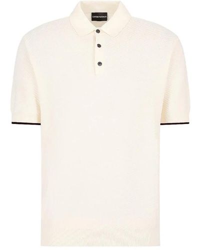 Emporio Armani Kurzarm polo shirt 3d1mxm-1mpgz - Weiß