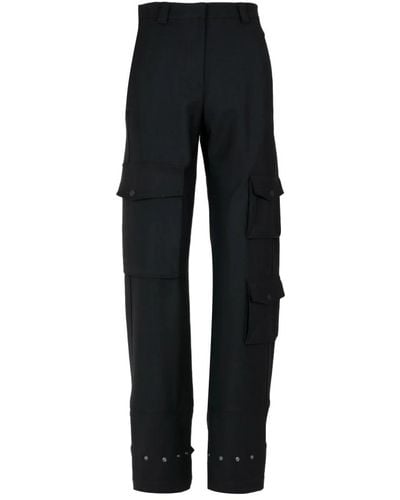 PT Torino Trousers > tapered trousers - Noir