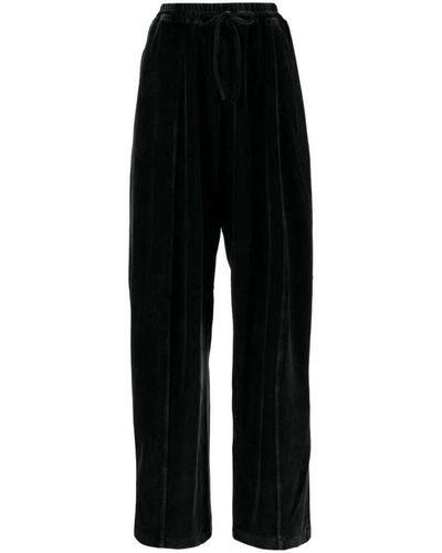 T By Alexander Wang Trousers > wide trousers - Noir