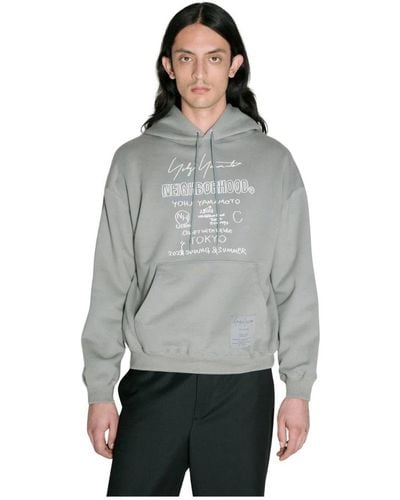 Yohji Yamamoto Sweatshirts hoodies - Grau