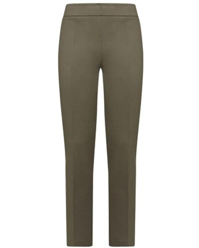 Blanca Vita Slim-Fit Trousers - Green
