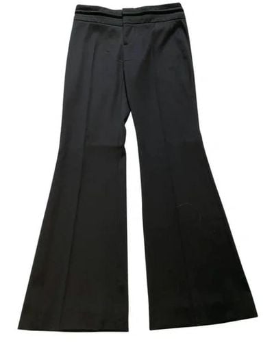 Gucci Pantaloni in lana mohair nera panama - Nero