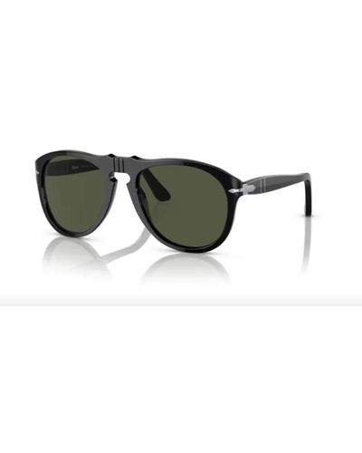 Persol Klassische runde sonnenbrille in schwarz - Grün