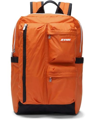 K-Way Arancione ruggine ambra valigia