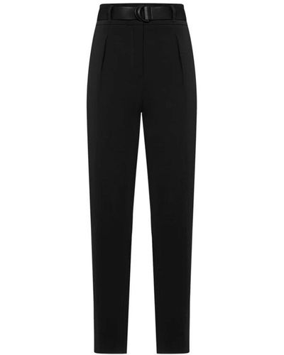 Max Mara Studio Slim-Fit Trousers - Black