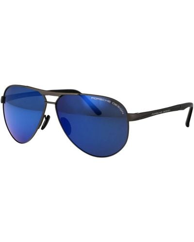 Porsche Design Stylische sonnenbrille p8649 - Blau