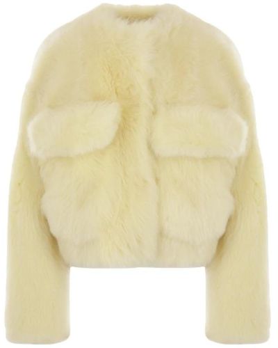 Bottega Veneta Jackets > faux fur & shearling jackets - Jaune