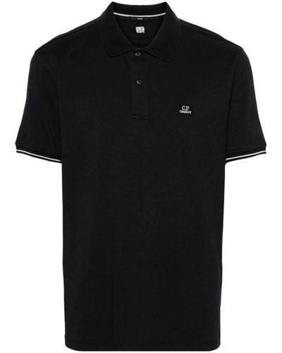 C.P. Company Polo Shirts - Black