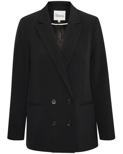 My Essential Wardrobe Taillierter blazer in schwarz