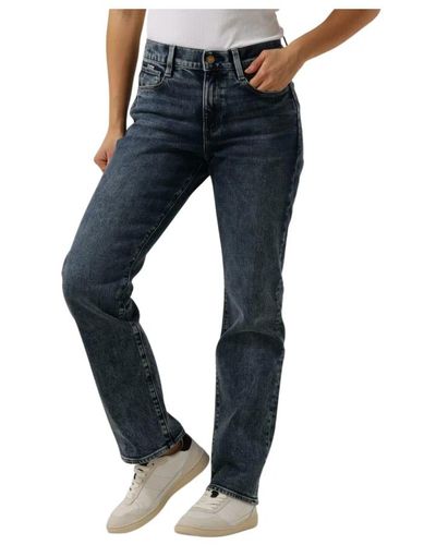 G-Star RAW Straight leg jeans für frauen - Blau