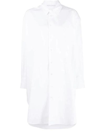Palm Angels Shirt Dresses - White