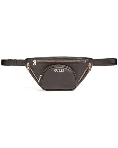 Guess Neues Vibe-Scharnier Marsupio - Schwarz