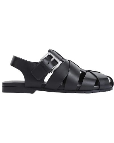 Bottega Veneta Shoes > sandals > flat sandals - Noir